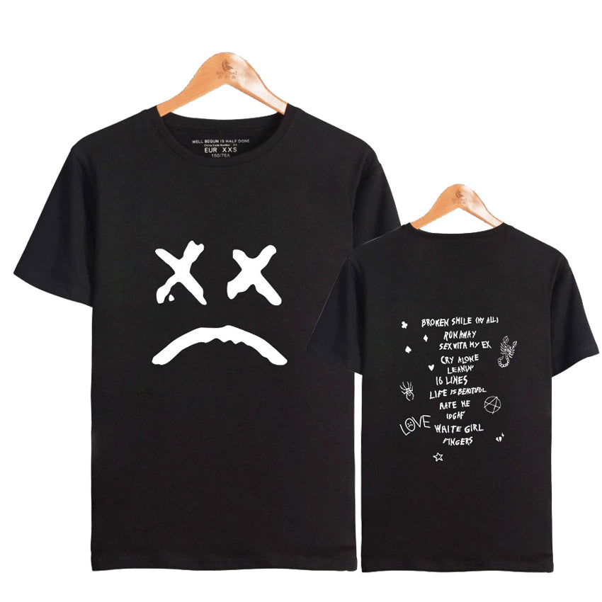 Lil Peep Merch Summer T Shirts Crybaby Anime Top Unisex Tee-Morick