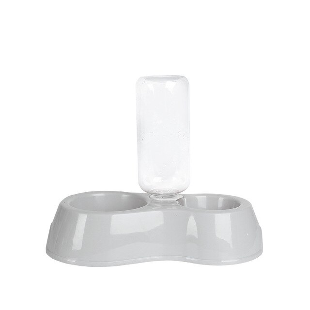 Dog Bowl Pet Automatic Feeder Drinker Dog Basin Pet Double Bowl