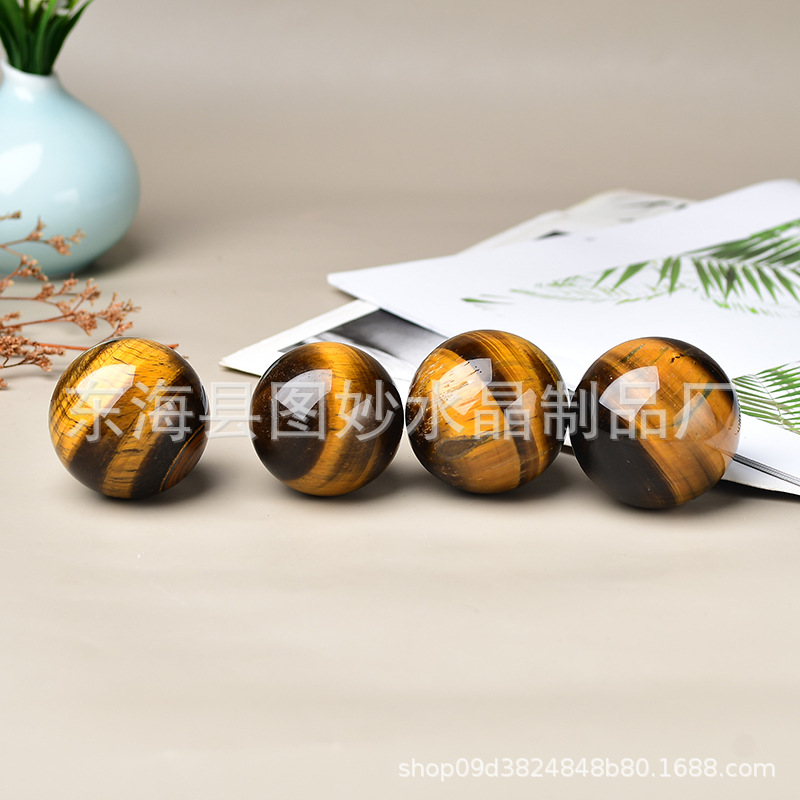 Natural Tiger Eye Stone Ball