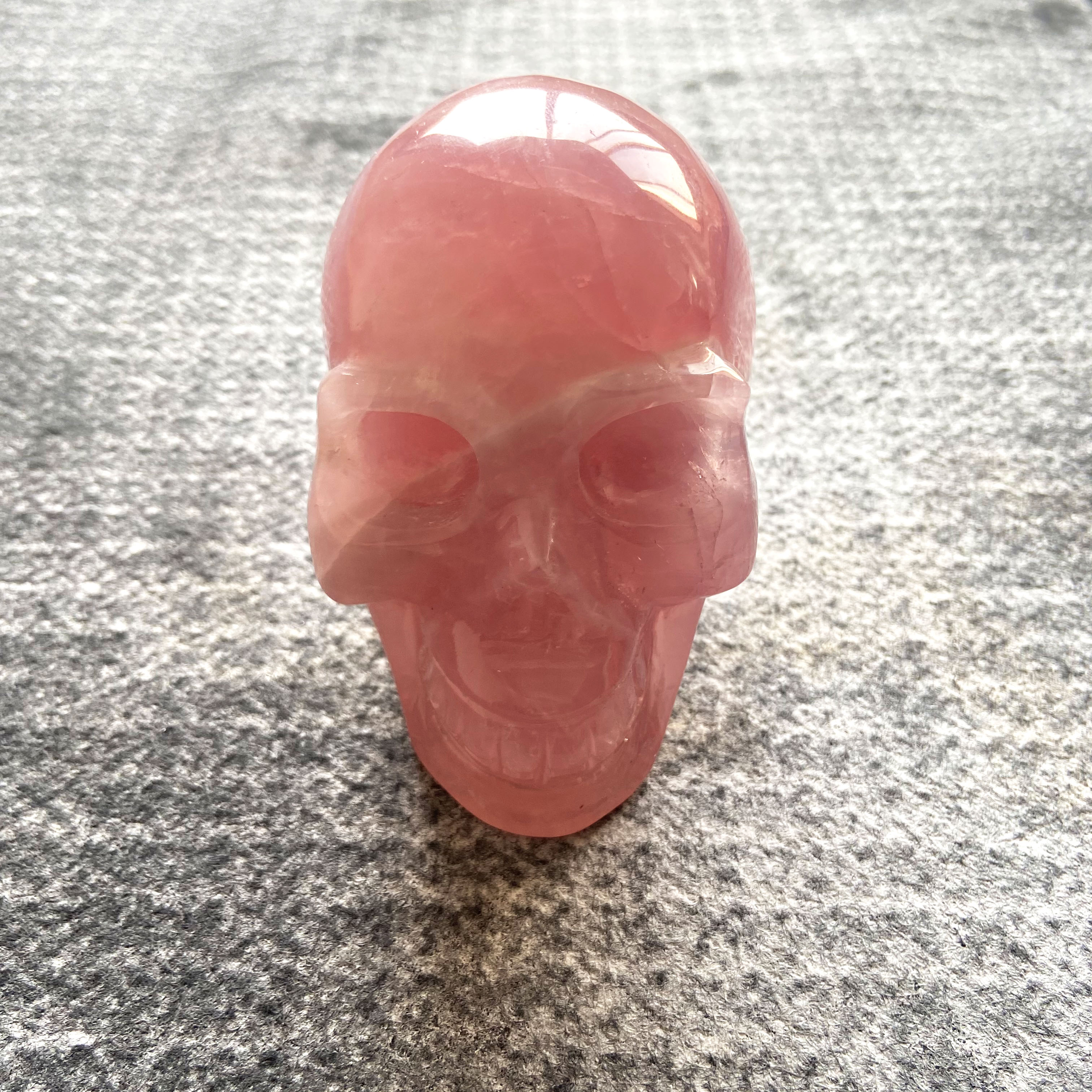 Rose Quartz Skull 1KG
