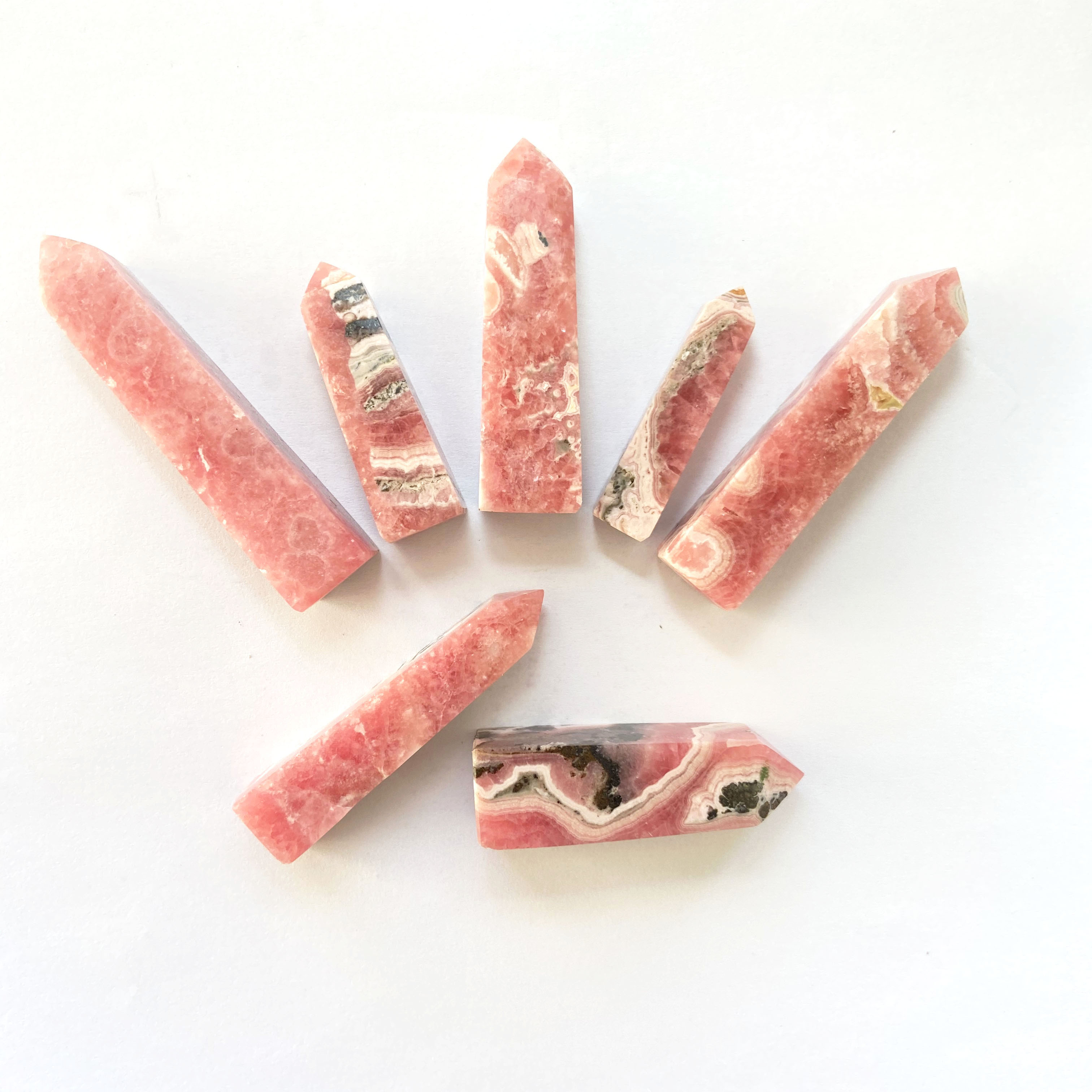 Rhodochrosite Tower 1KG