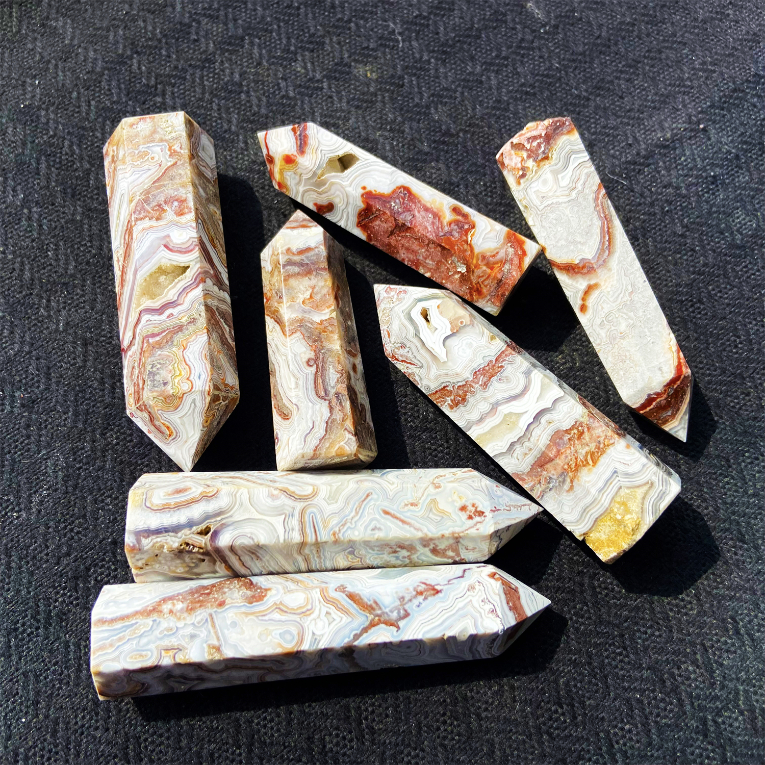 Mexican Agate Tower 1KG