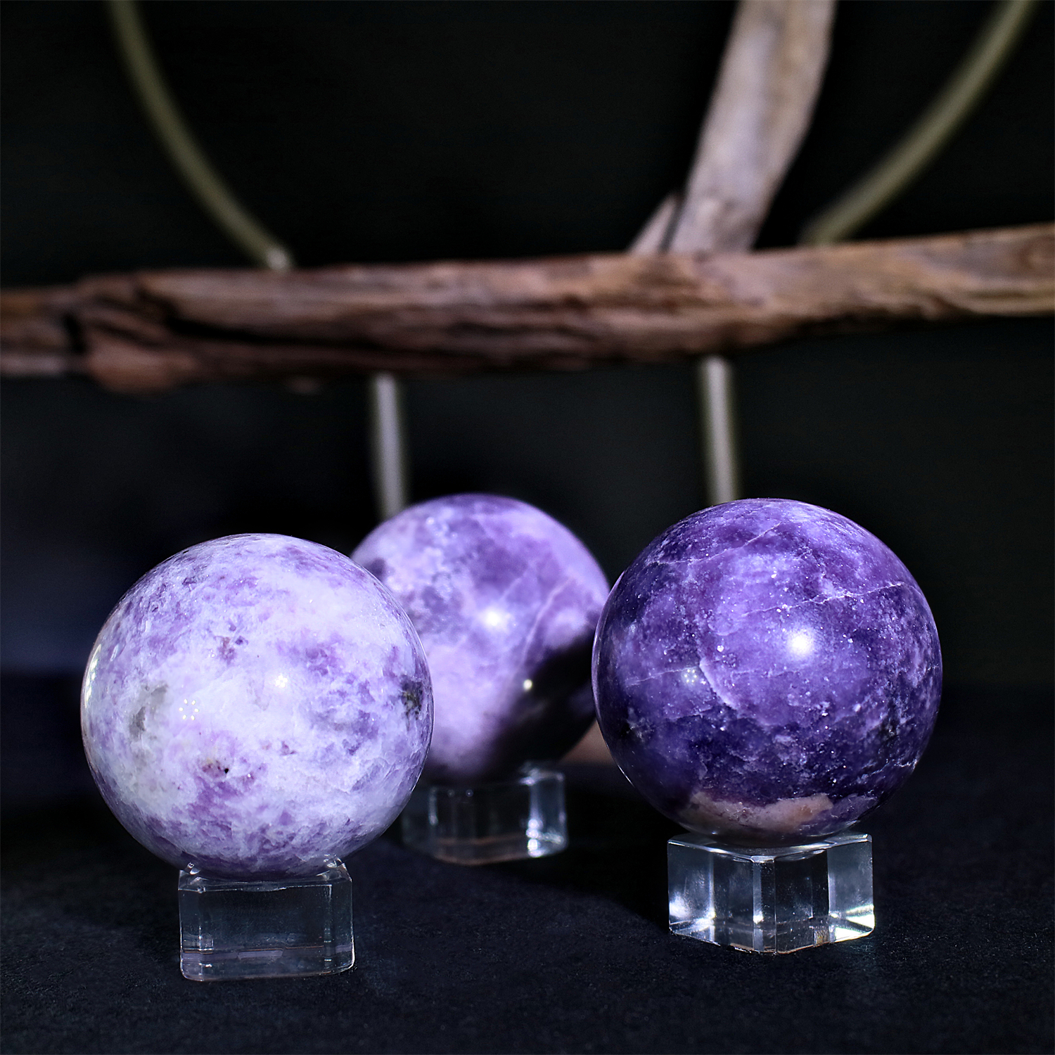 Lepidolite Sphere