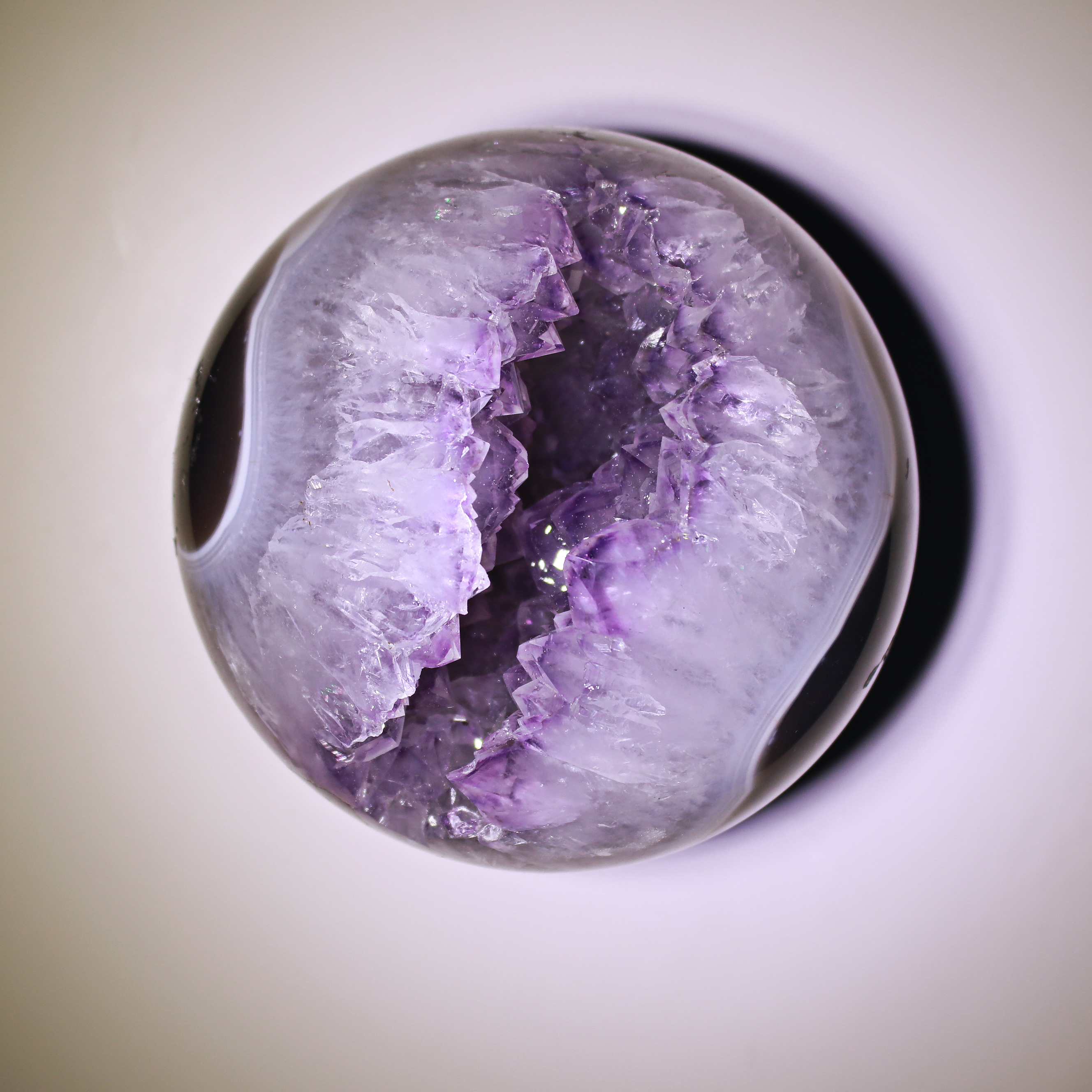 Druzy amethyst sphere
