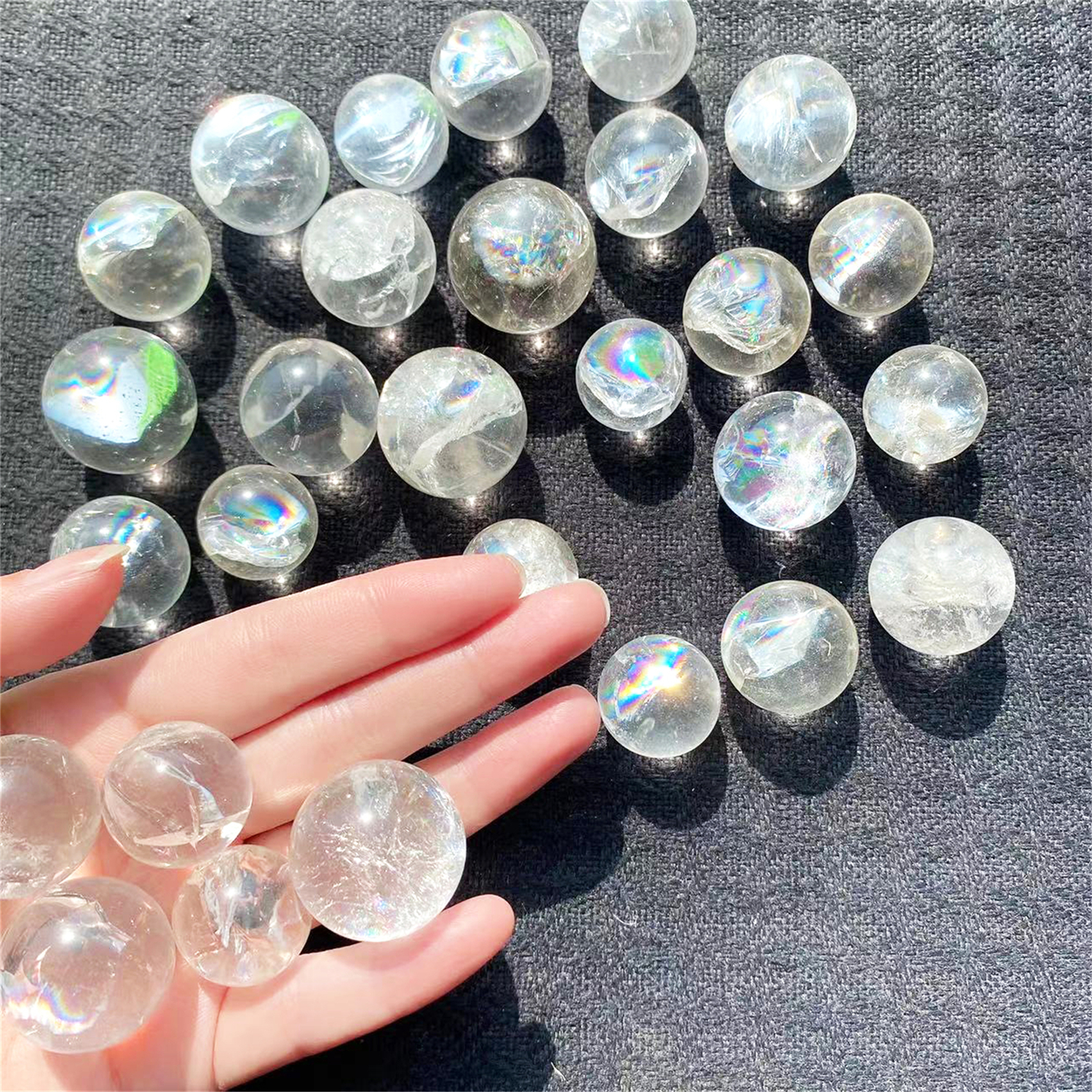 Clear Quartz Sphere 1KG