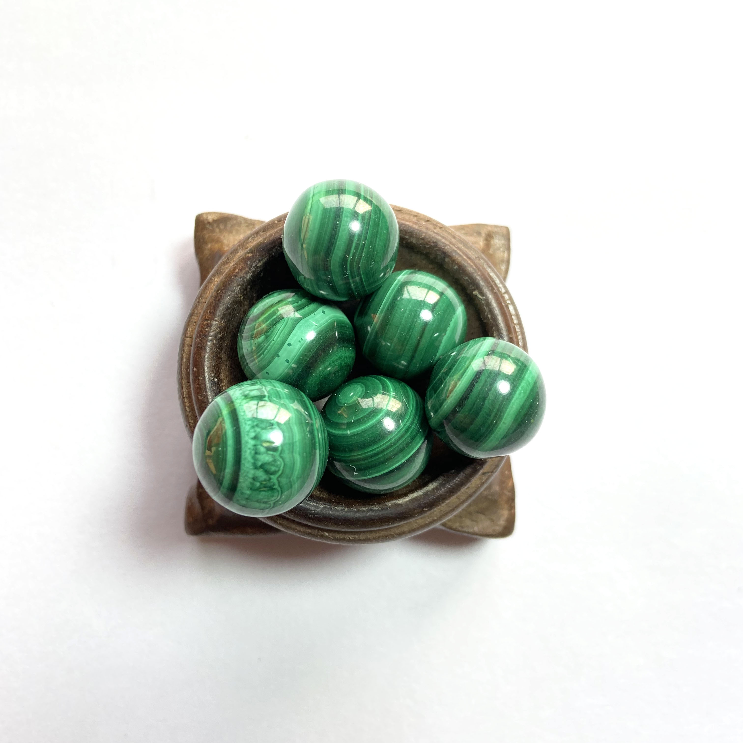 Malachite Small Sphere 1KG