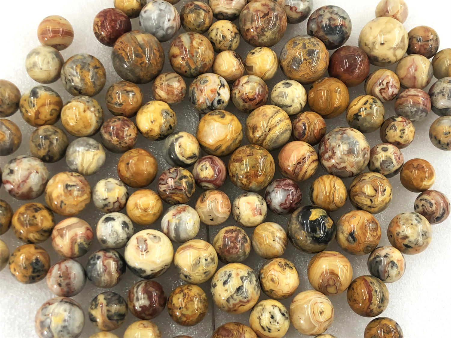 Crazy Lace Agate Small Sphere 1KG
