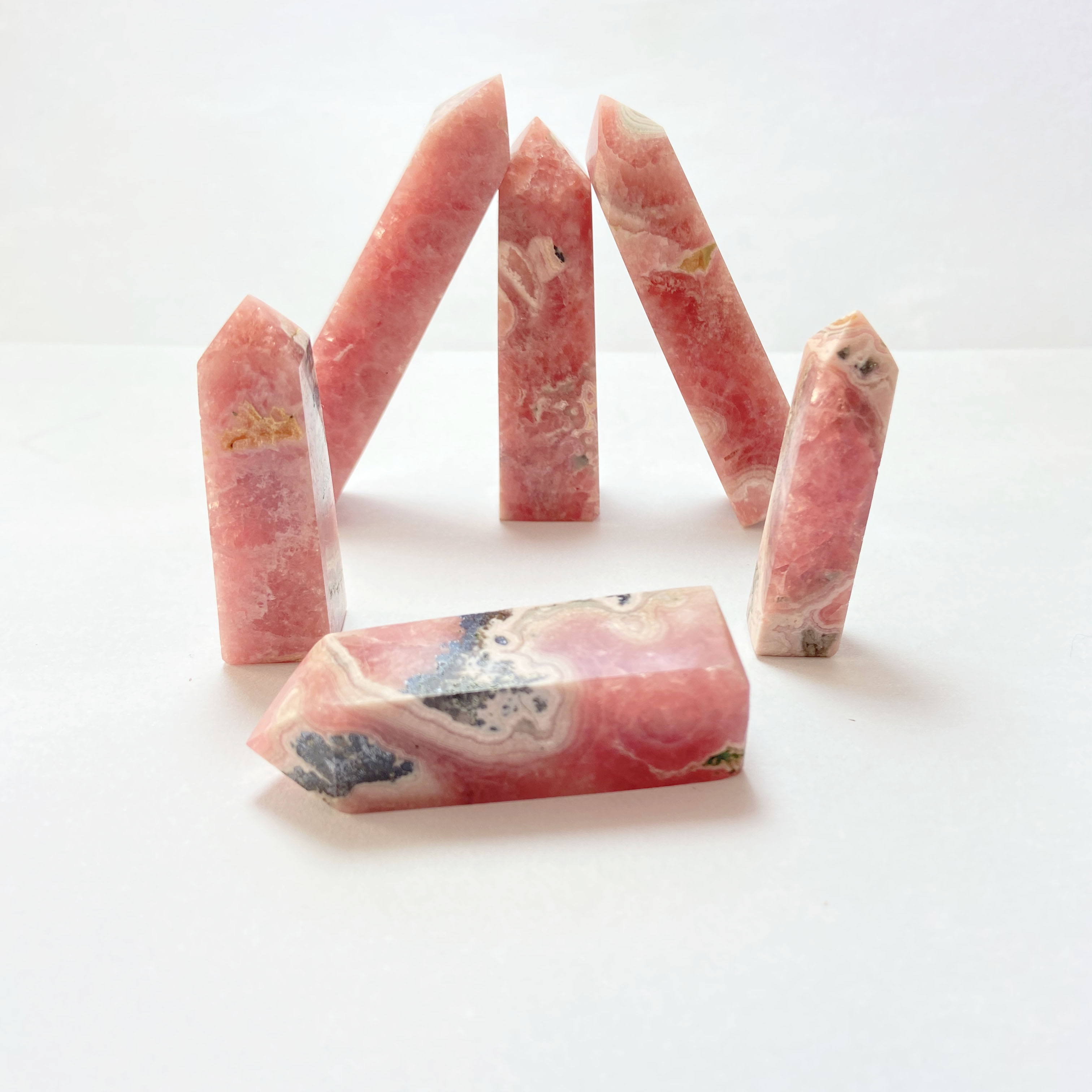 Rhodochrosite Tower 1KG