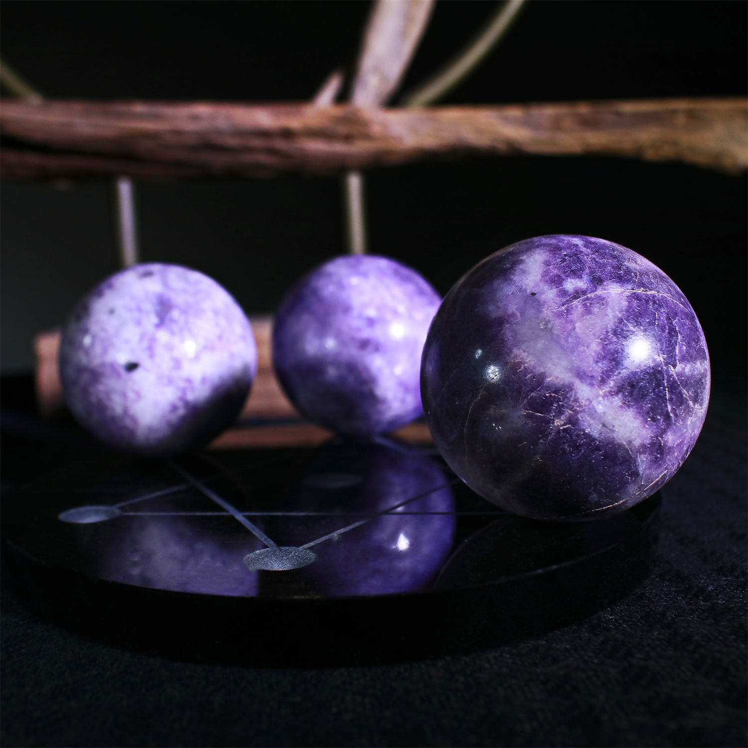 Lepidolite Sphere