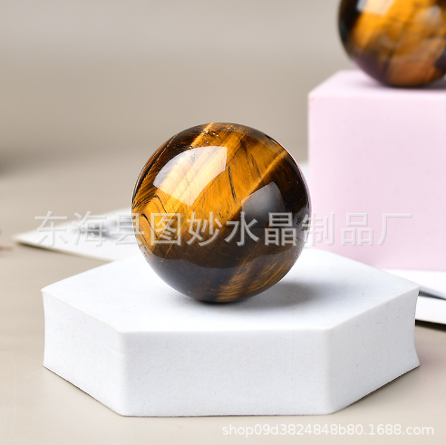 Natural Tiger Eye Stone Ball