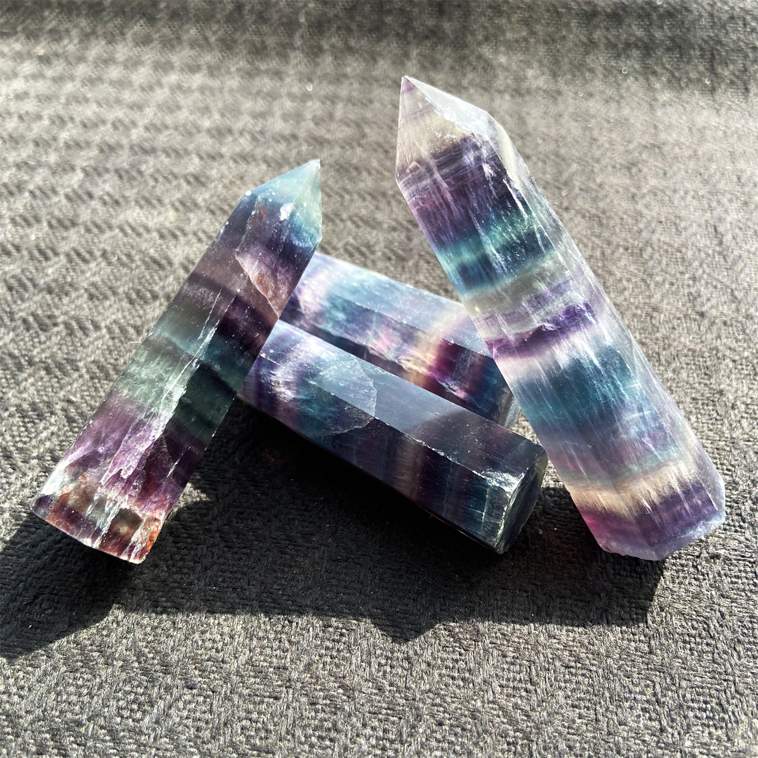 Rainbow Fluorite Tower 1KG