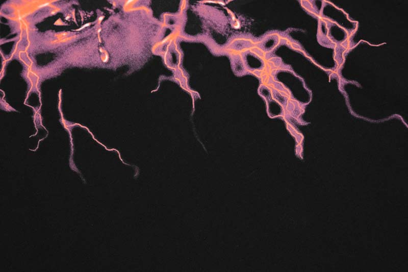 Europe and America VLONE x Never Brooke Again Co branded EYE Eyes Tears Lightning Large V Sweater Hoodie