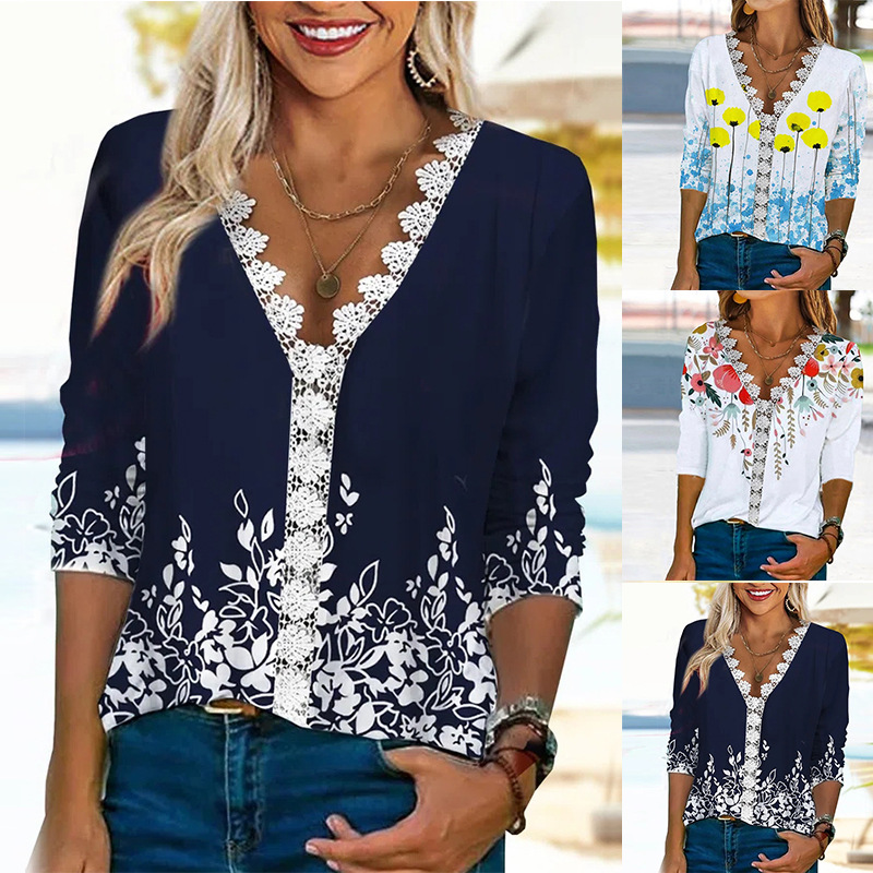 Amazon 2022 Cross border Europe and America Autumn New Women's Loose and