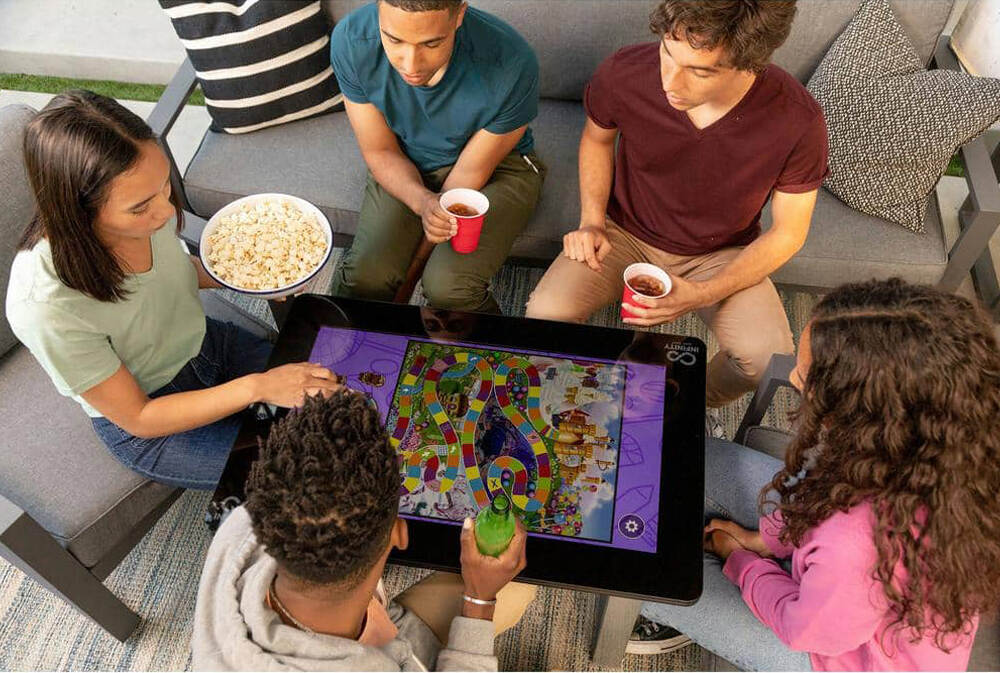 🔥Only Today:Buy 1 Get 1 Free🔥Board Game Touchscreen Table - Includes over 45 Games w\ WIFI Downloadable Apps