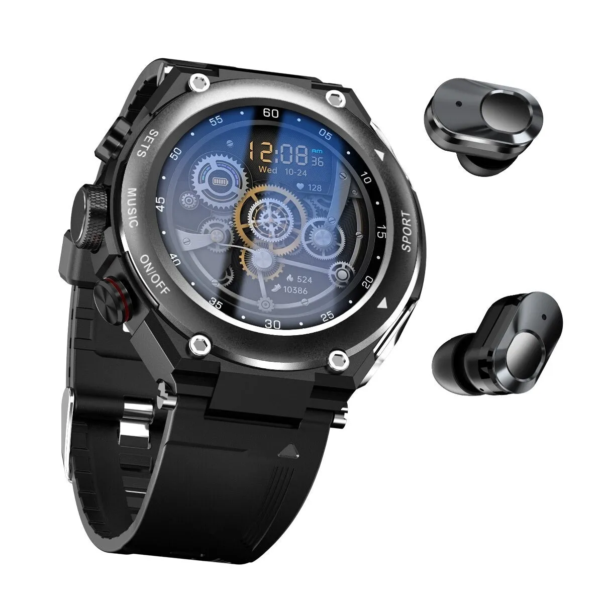 Compra uno y llévate otro gratis⏰¿La oferta especial de hoy? Smartwatch con Auriculares Inalámbricos (para iPhone y Android)