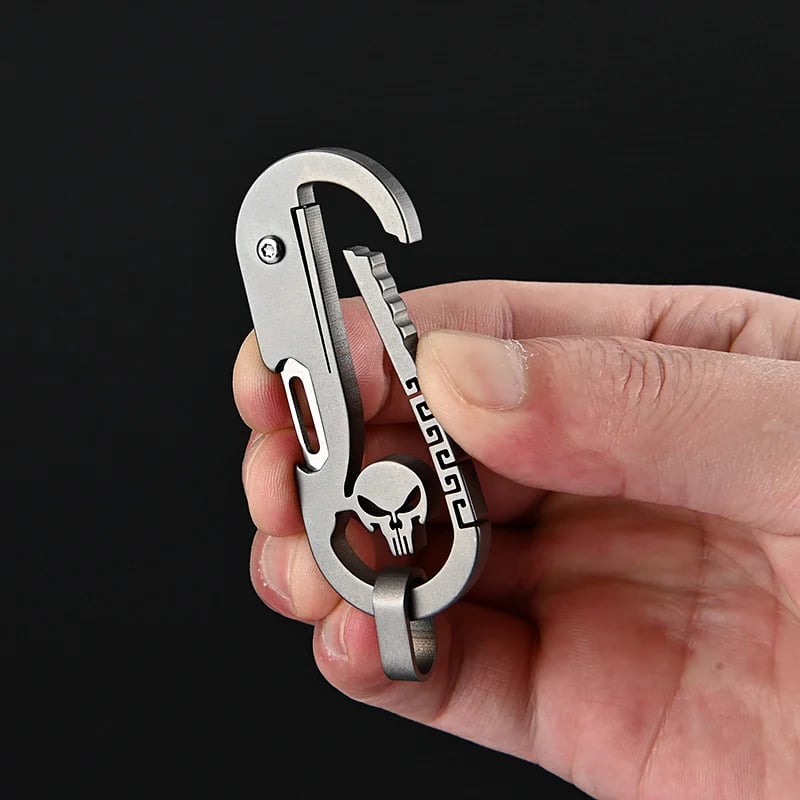🔥(Last Day Promotion - 70% OFF)Multi-function keychain waist hanging portable folding knife