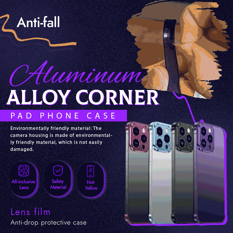 Aluminum Alloy Corner Pad Phone Case