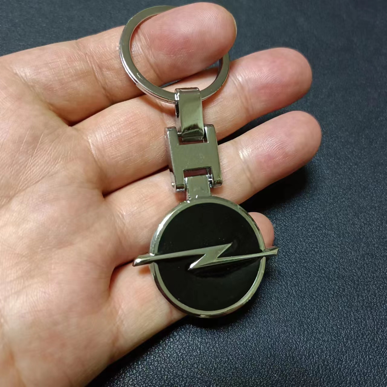 Metal H Buckle Opel Car Logo Keyring Keychain Lanyard Netby