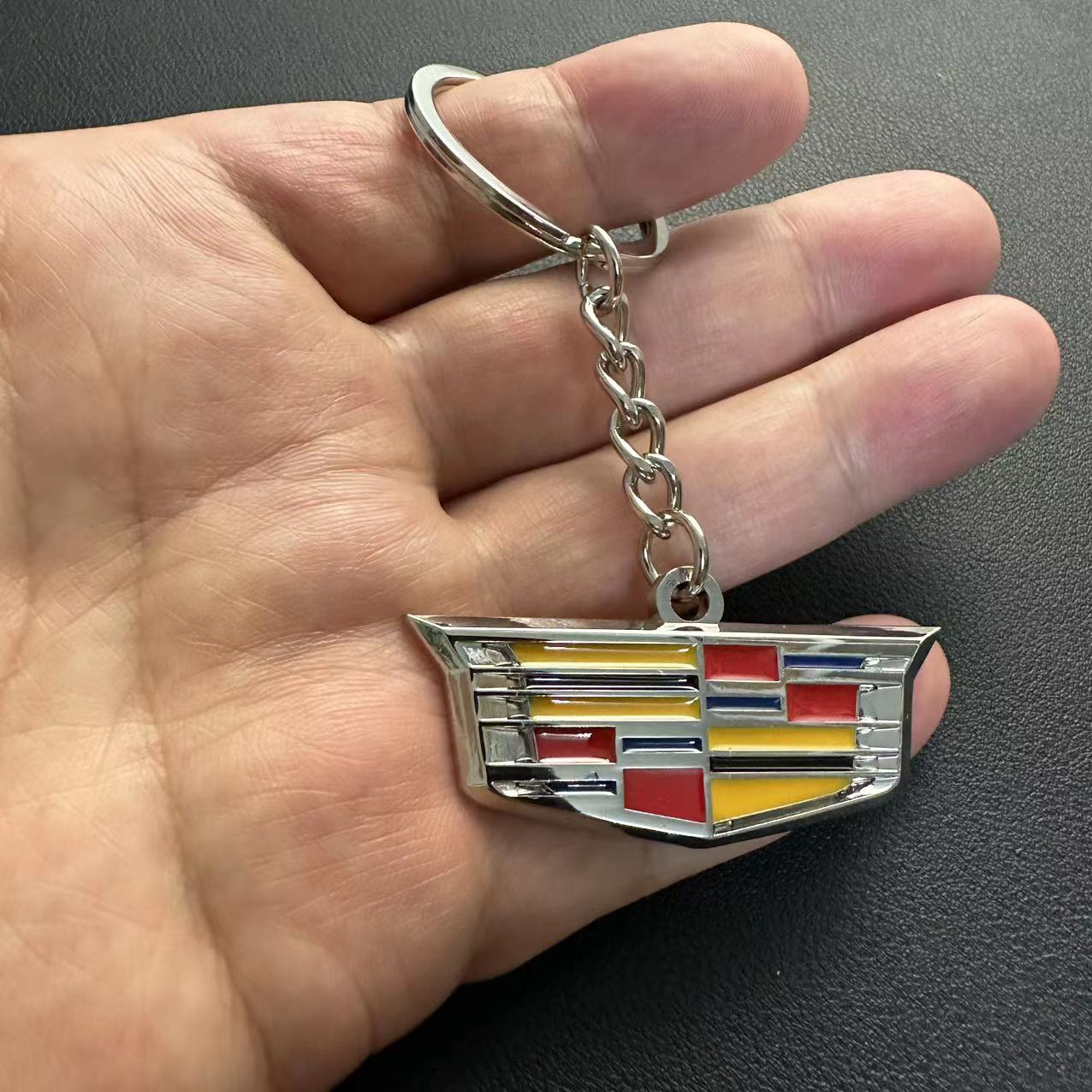 Metal Cadillac Car Logo Keyring Keychain Netby