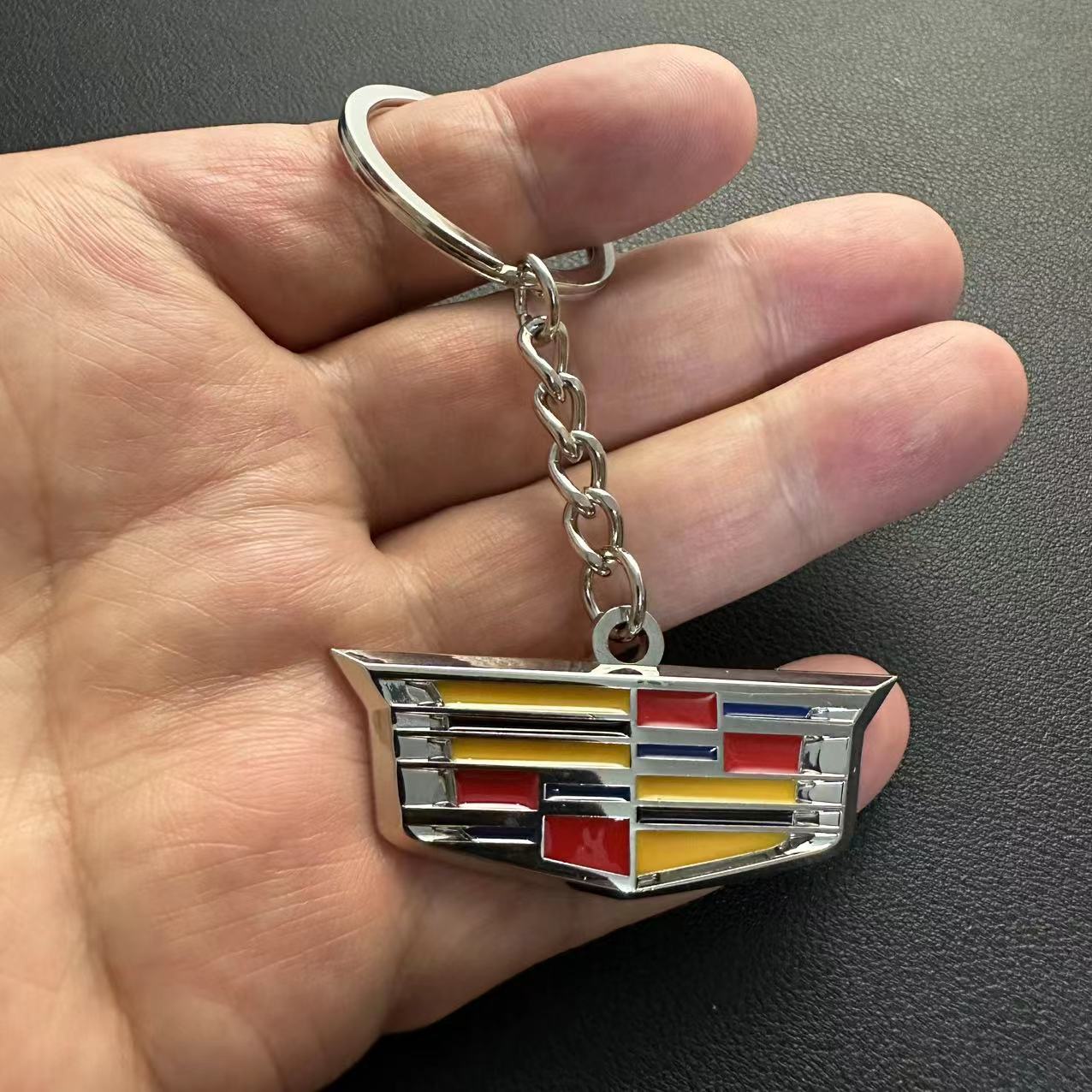 Metal Cadillac Car Logo Keyring Keychain Netby