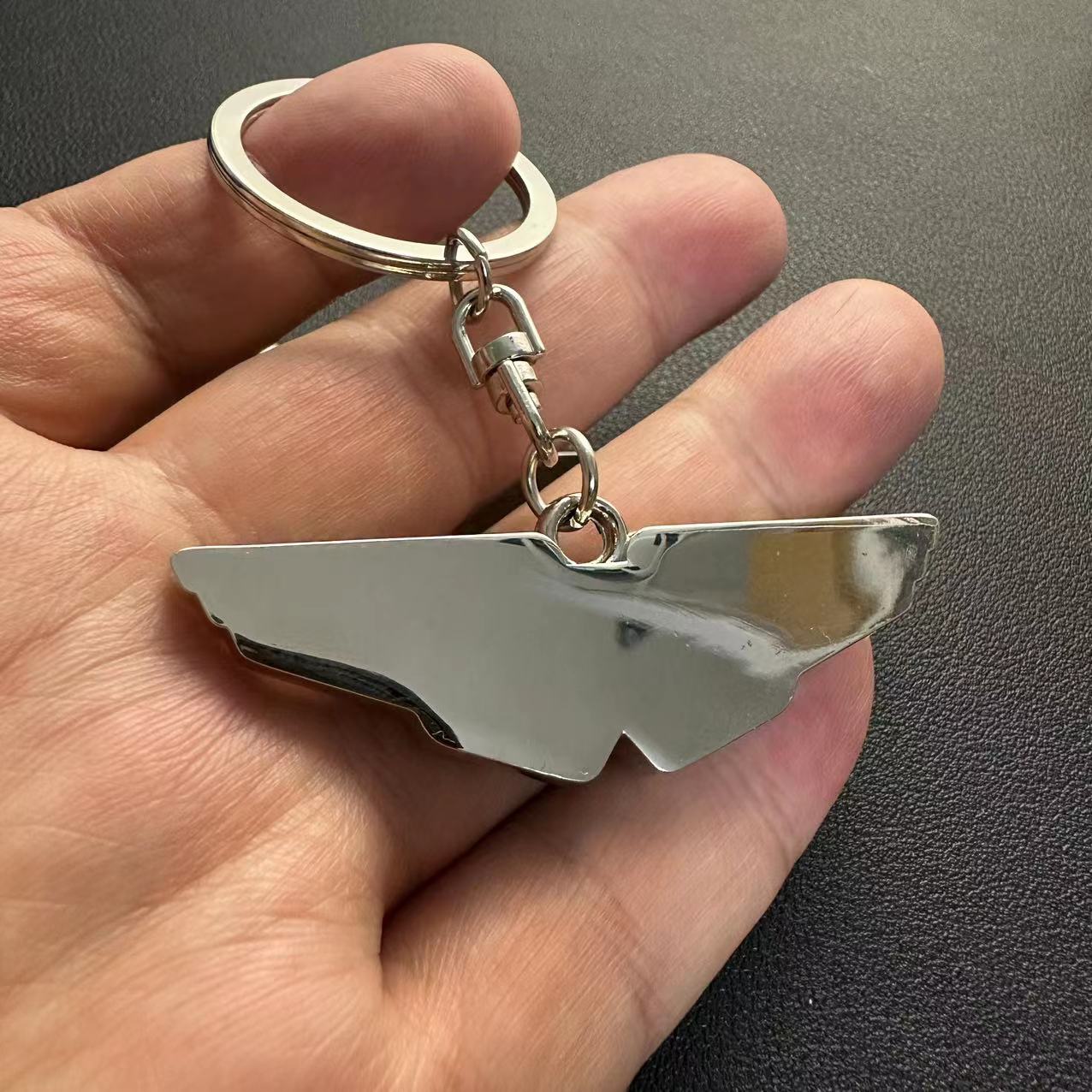 Metal Aston Martin Car Logo Keyring Keychain Netby