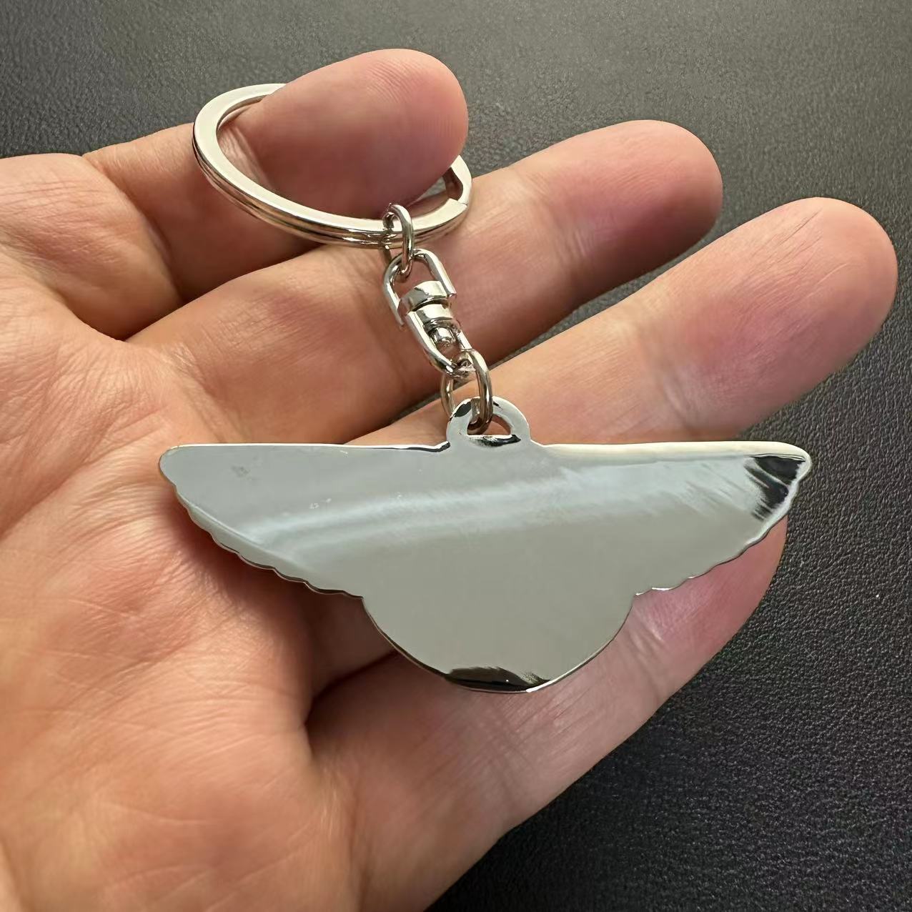 Metal Bentley Car Logo Keyring Keychain Netby