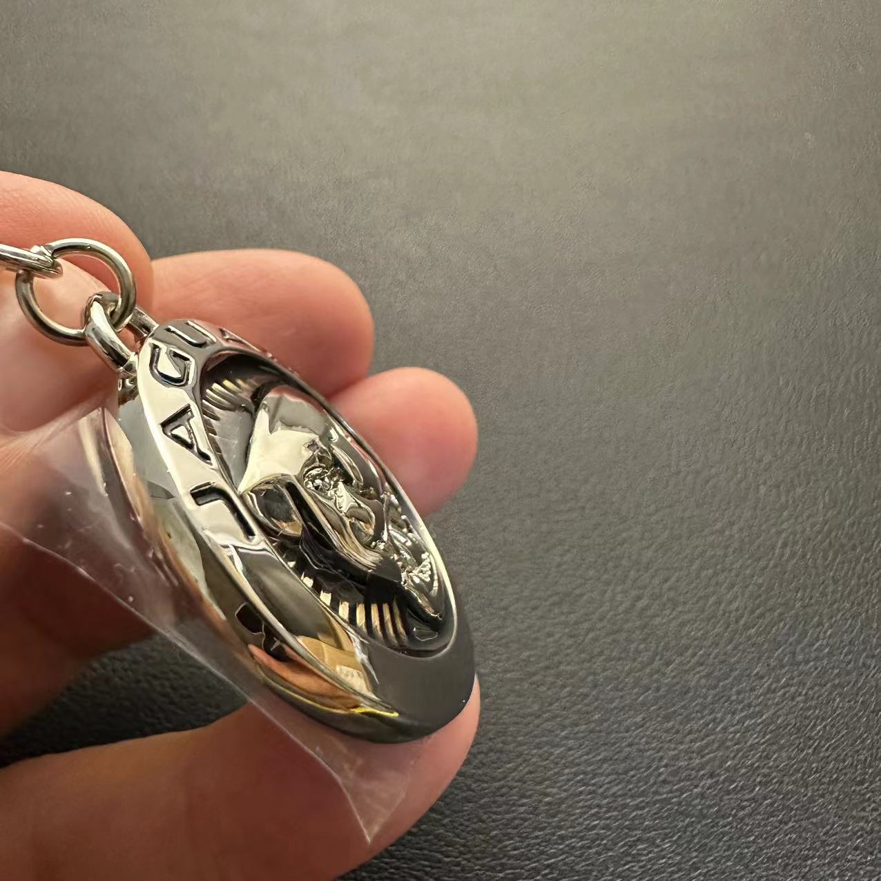 Metal Jaguar Car Logo Keyring Keychain Netby