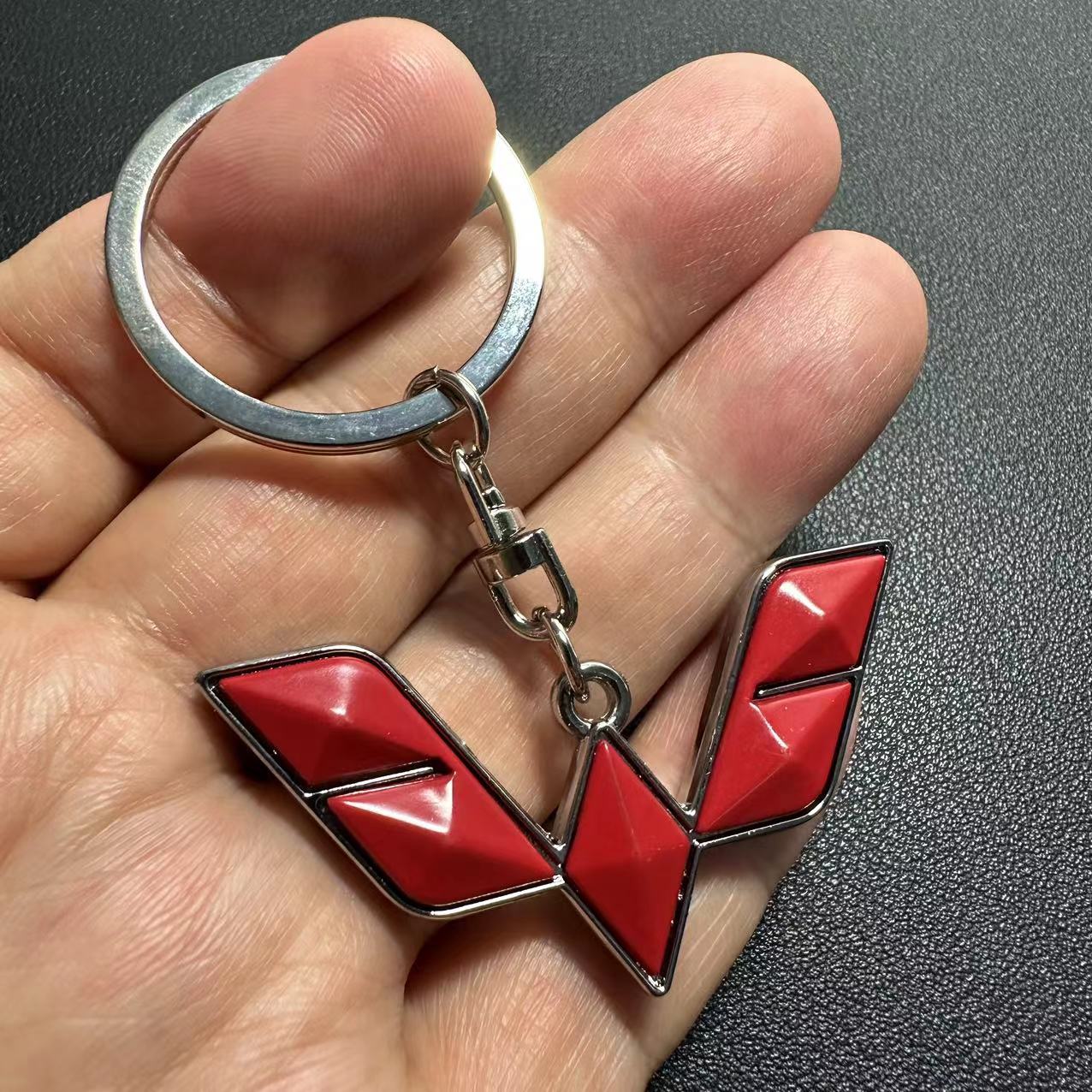 Metal Car Logo Keychain Keyring Keyfob for WULING Netby