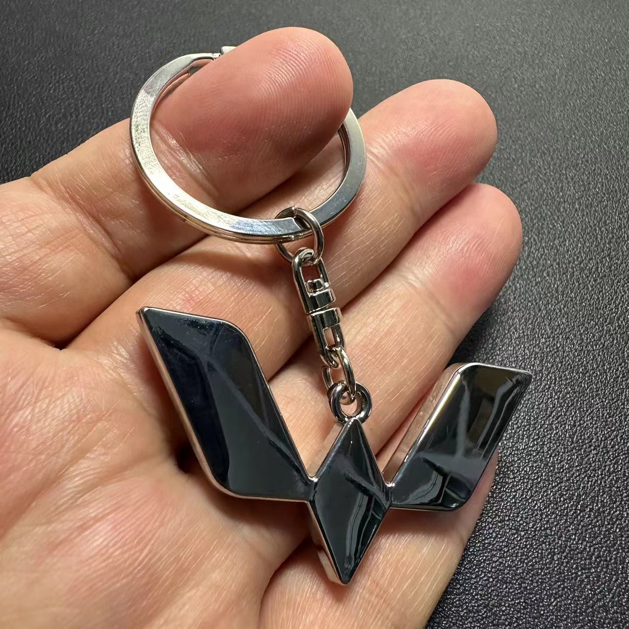 Metal Car Logo Keychain Keyring Keyfob for WULING Netby