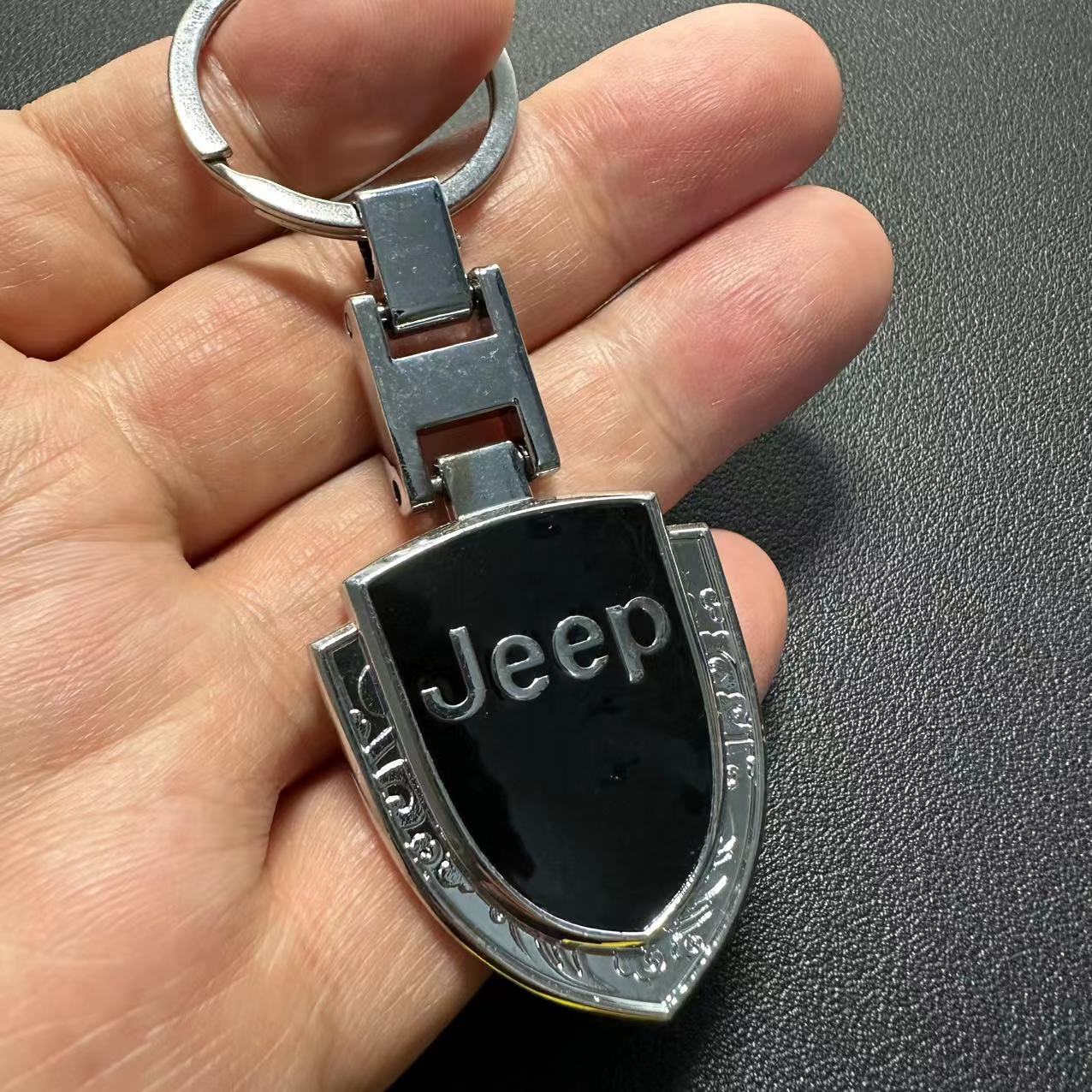 Metal Shield Car Logo Keychain Keyring Keyfob for JEEP Netby