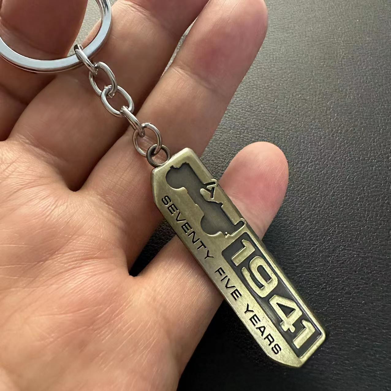 Metal Car Logo Keychain Keyring Keyfob for JEEP 1941 Netby