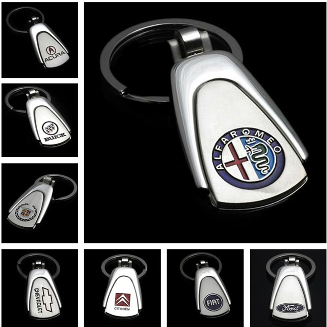 Waterdrop Style Car Logo Keyring Keychain Keyfob Netby
