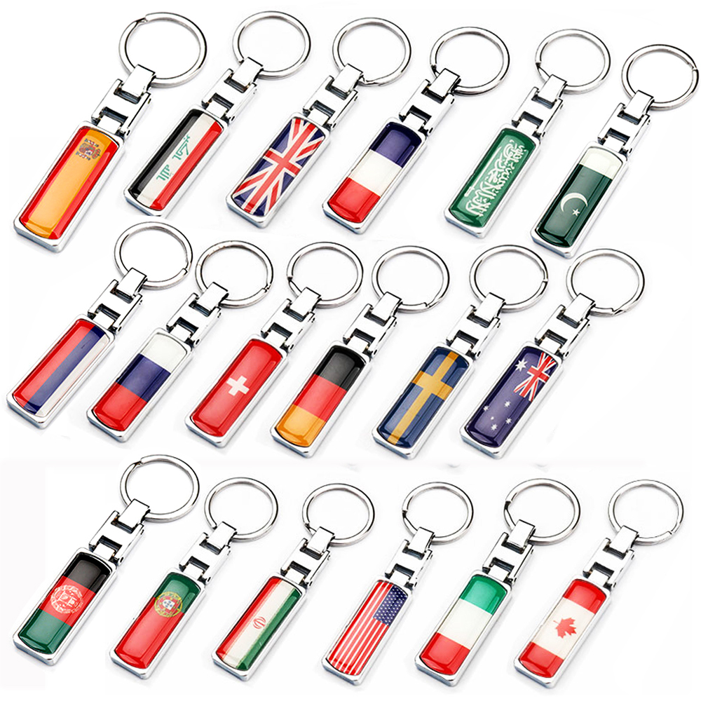 H Buckle National Flag Keychain Keyring Keyfob for Car Netby