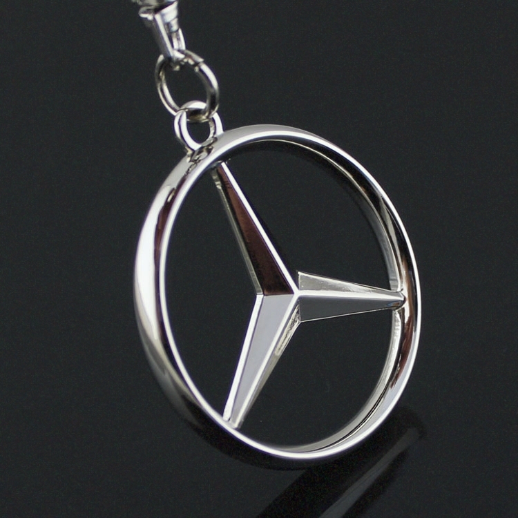 Metal Mercedes Benz Car Logo Keyring Keychain Netby