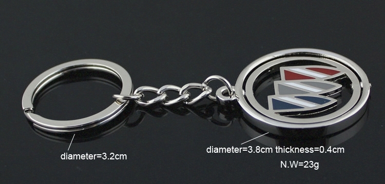Metal Buick Car Logo Keyring Keychain Netby