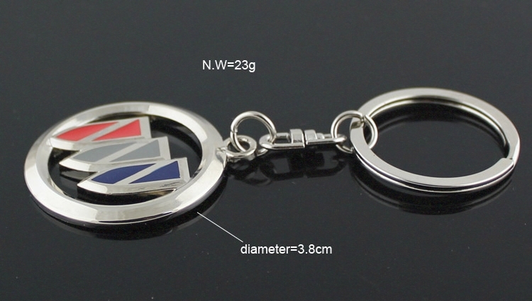 Metal Buick Car Logo Keyring Keychain Netby