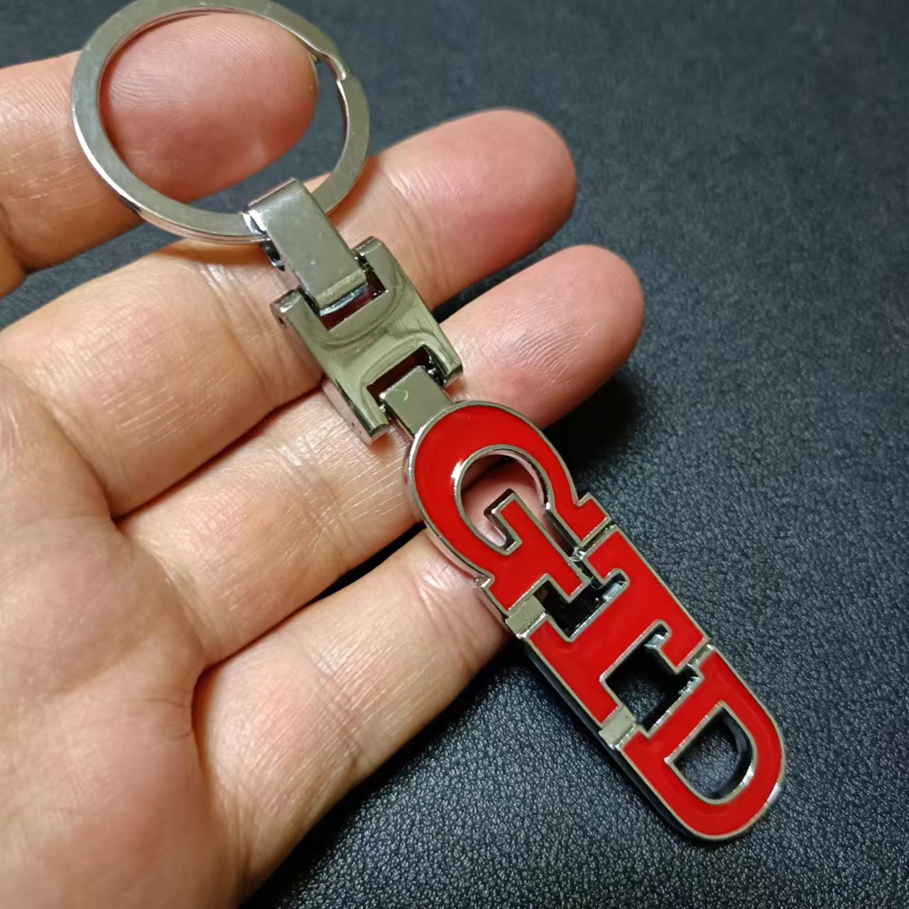Metal Volkswagen VW GTD Car Logo Keyring Keychain Netby
