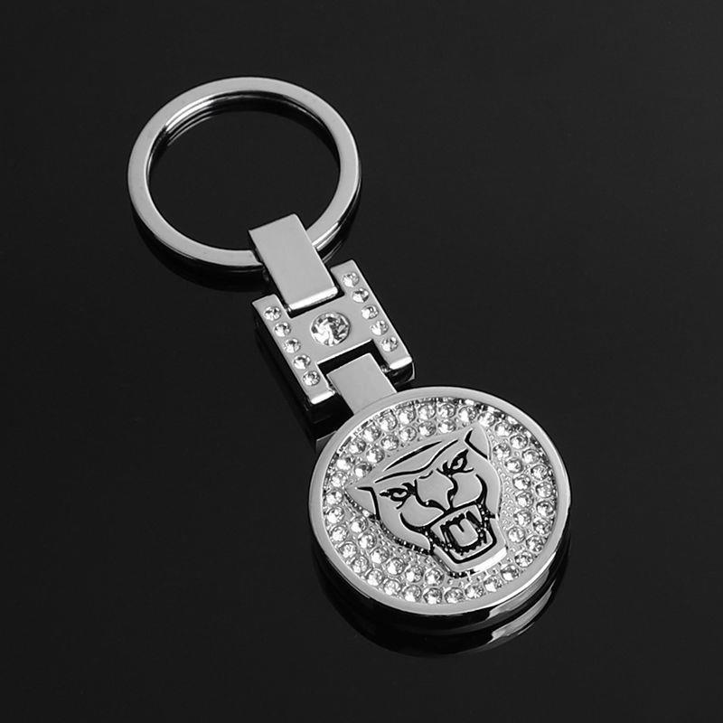 Metal Rhinestone H Buckle Car Logo Keyring Keychain for BMW Audi Benz Chevrolet Honda Volvo Volkswagen Hyundai Ford Hyundai Landrover Mazda Porsche Netby