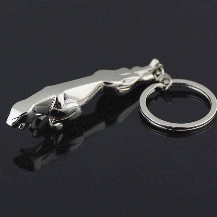Metal Jaguar Car Logo Keyring Keychain Netby