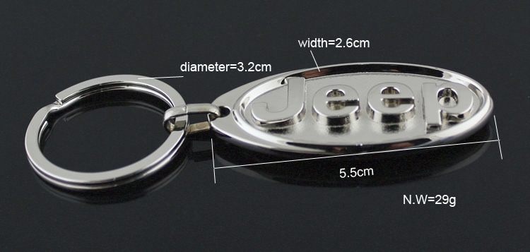 Metal KIA Car Logo Keyring Keychain Netby