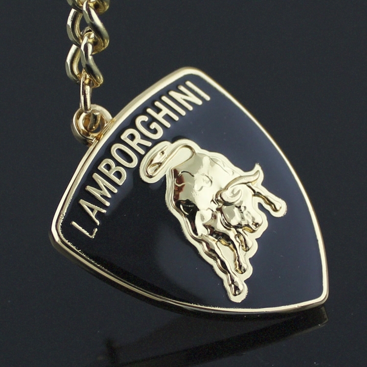 Metal Lamborghini Car Logo Keyring Keychain Netby