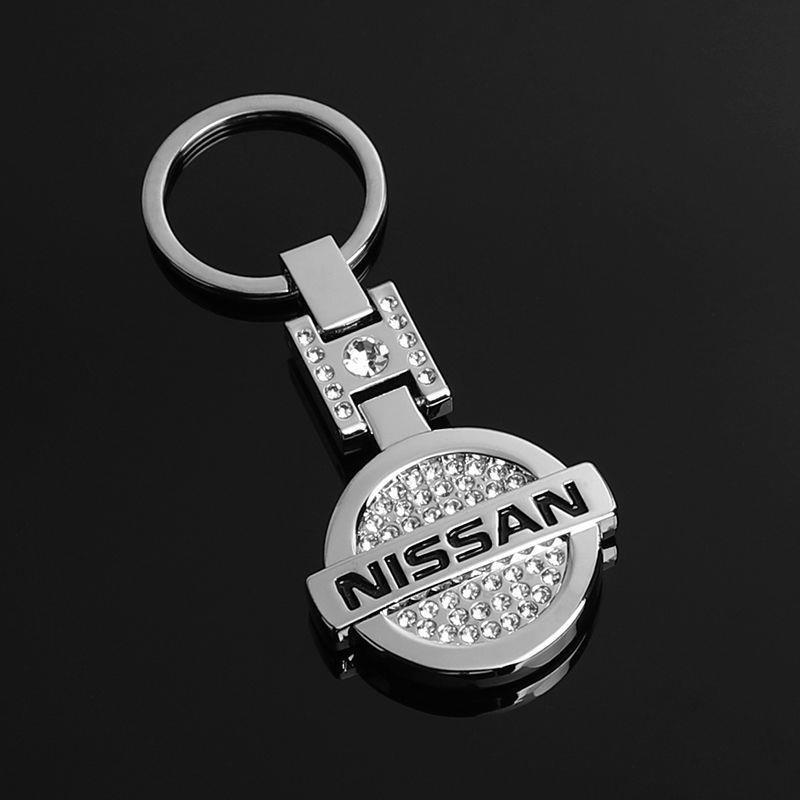 Metal Rhinestone H Buckle Car Logo Keyring Keychain for BMW Audi Benz Chevrolet Honda Volvo Volkswagen Hyundai Ford Hyundai Landrover Mazda Porsche Netby