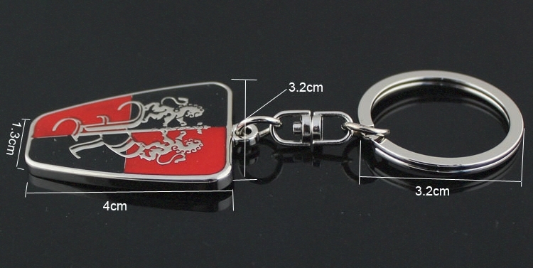 Metal Roewe Car Logo Keyring Keychain Netby
