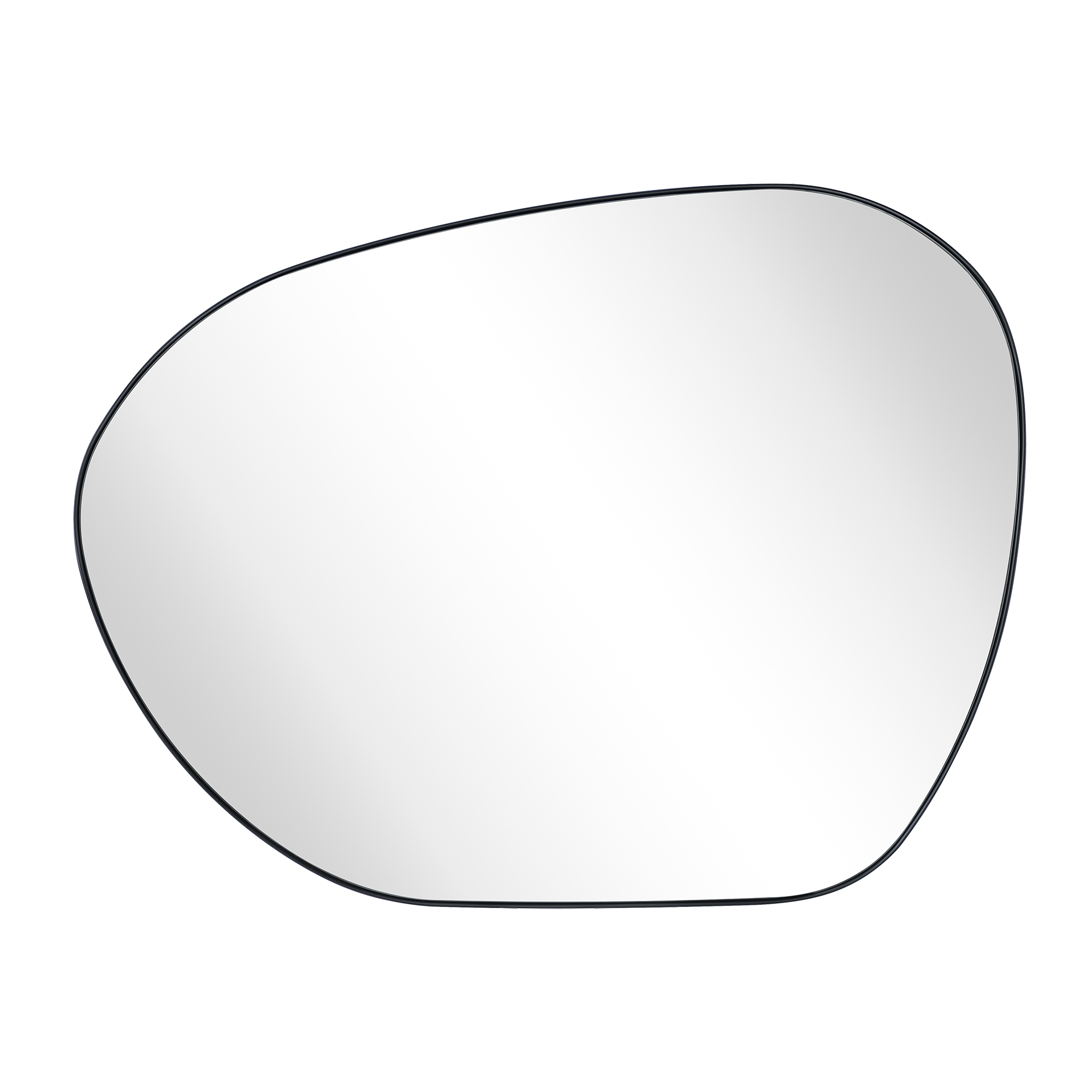 Bertlinde asymmetrical wall mirror irregular shaped mirror for living