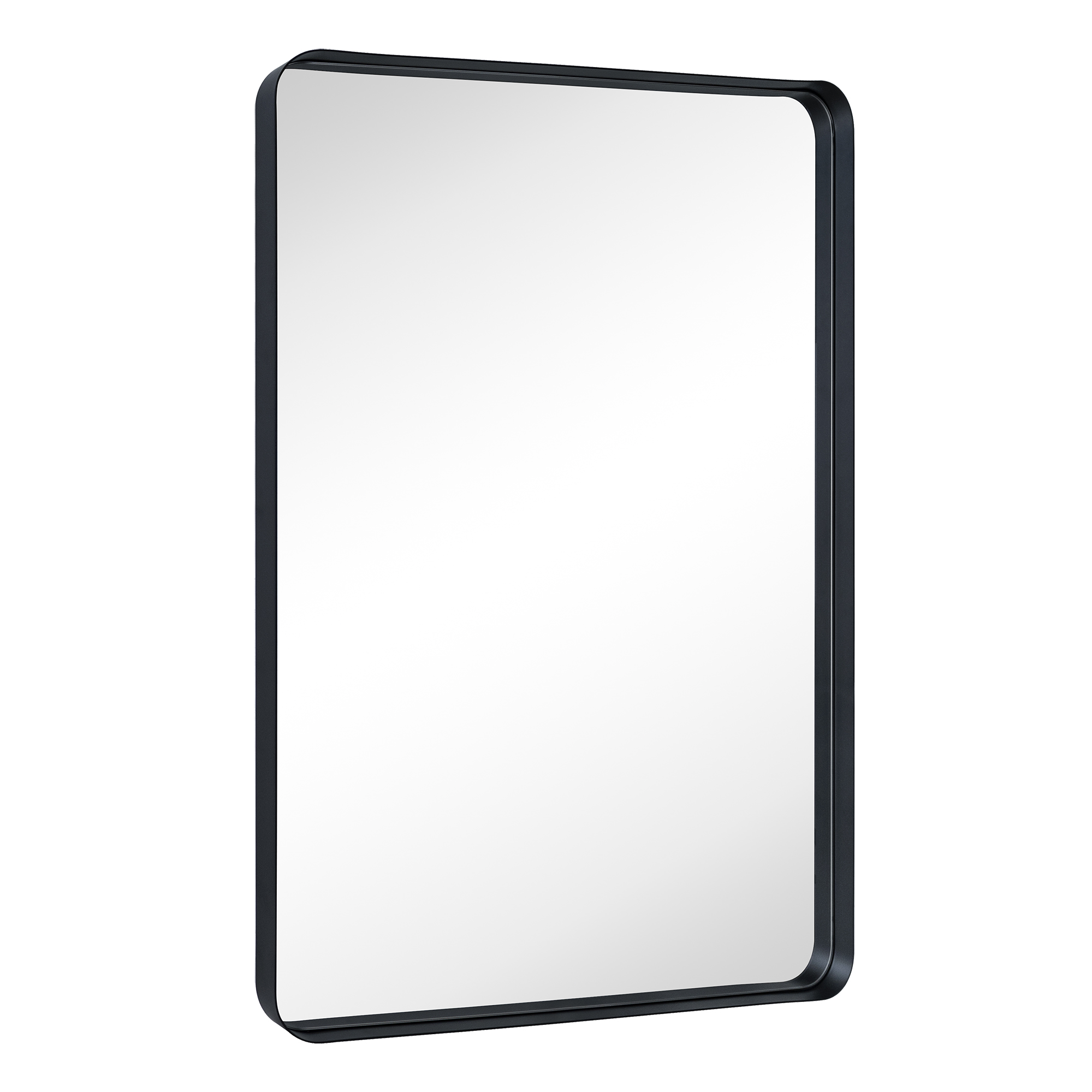 Arthers Stainless Steel Metal Bathroom Vanity Wall Mirror30x48Black