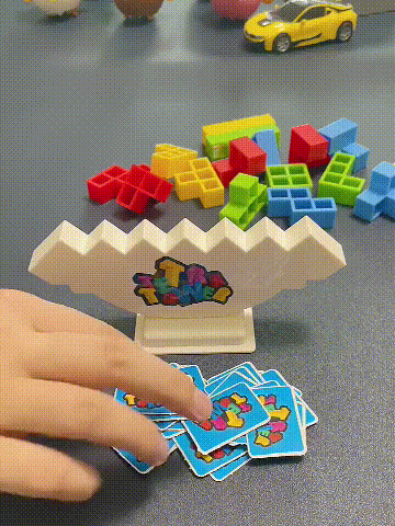 Jogo de tabuleiro Tetra Tower Balancing Tetris