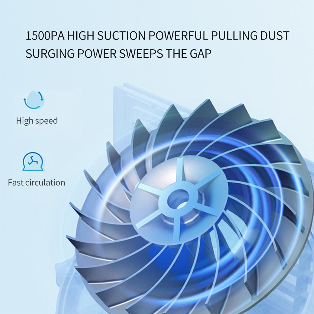 smart trash can with vacuum