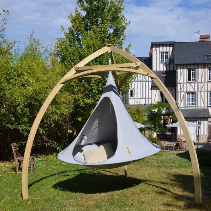 Cacoon Double Tent Outdoor Garden Hanging Swing Chair Tripod