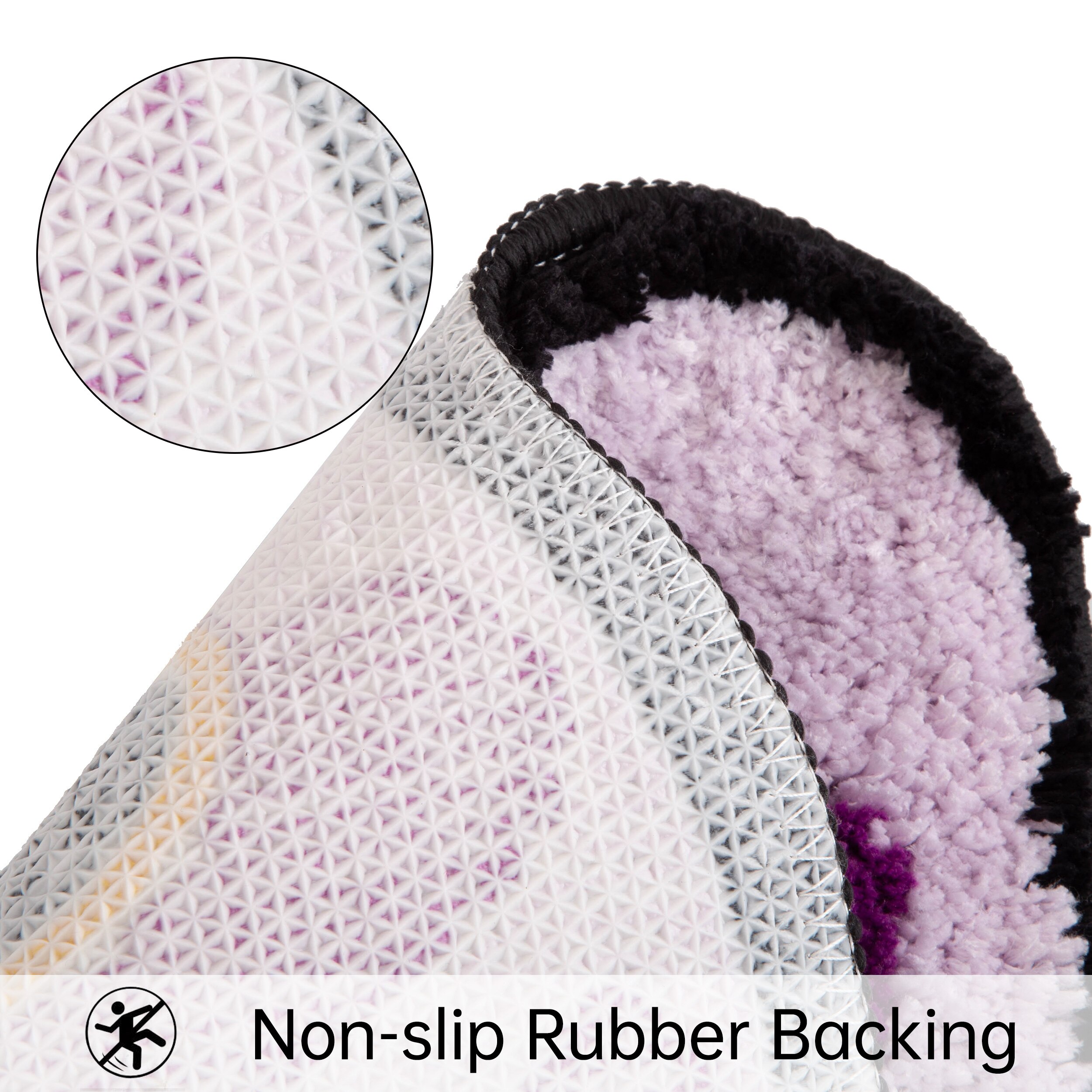 LAKEA Tufted Magic Trippy Smiling Face Rug Handmade Carpet Custom Rug for Home Decoration or Gift