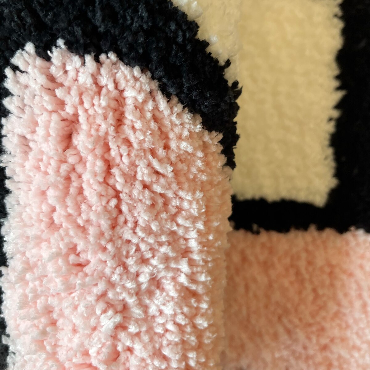 Handmade Tufted Sad Man Rug Doormat Floor Anti Slip Pad Bathroom Soft Plushy Rug Bedroom Bedside Carpet Funny Home Room Decor